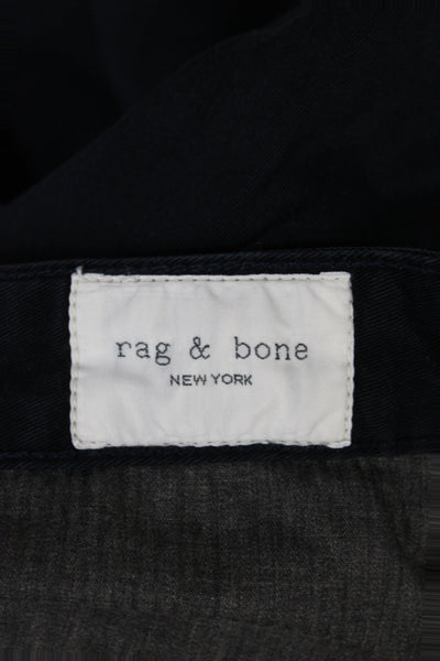 Rag & Bone Mens Chino Pants Dark Gray Cotton Solid Size 33