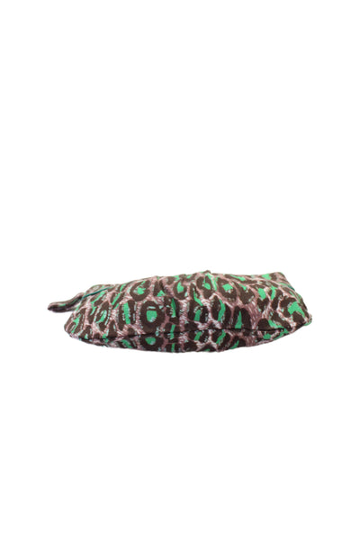 Zimmermann Women's Zip Closure Multicolor Animal Print Pouch Wallet