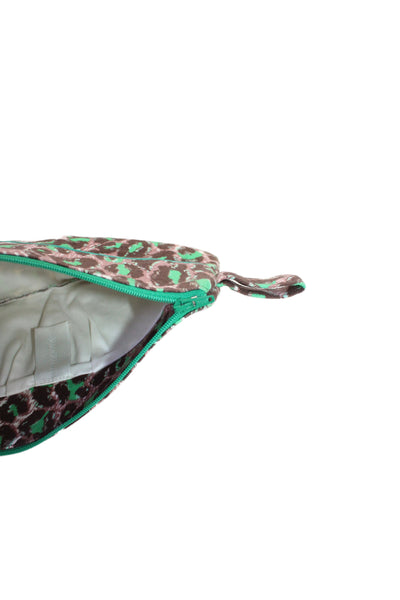 Zimmermann Women's Zip Closure Multicolor Animal Print Pouch Wallet