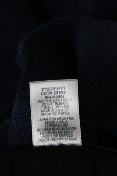Just Black Womens Ankle Skinny Jeans Dark Blue Mid Rise Denim Size 26