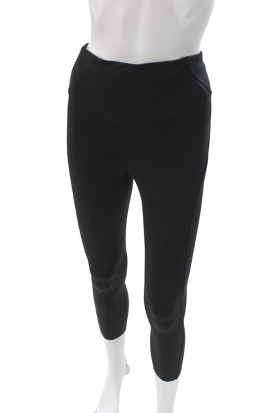 Lululemon Womens Black Cropped Capri Leggings Nylon Size 6