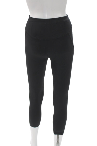 Lululemon Womens Black Cropped Capri Leggings Nylon Size 6
