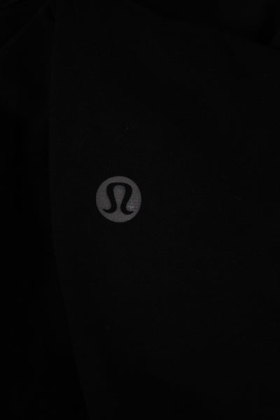 Lululemon Womens Black Cropped Capri Leggings Nylon Size 6