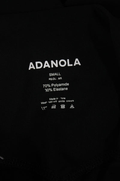 Adanola Women Ankle Leggings Black 70% Polyamide 30% Elastane Size S