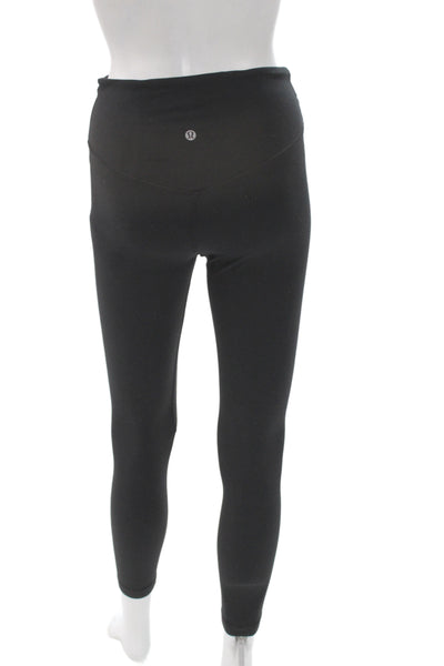 Lululemon Women Ankle Leggings Black Spandex Size 6
