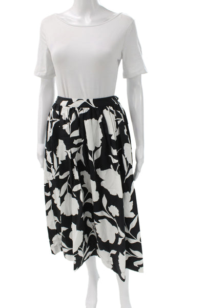Kate Spade X Target Womens Fit & Flare Sundress Set Black Floral Midi Size XS