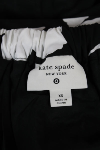 Kate Spade X Target Womens Fit & Flare Sundress Set Black Floral Midi Size XS