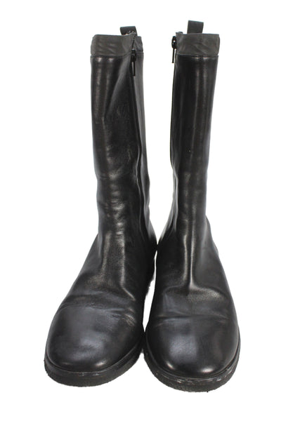 Cole Haan Womens Leather Tessa Mid Calf Boots Black Size 7.5 B
