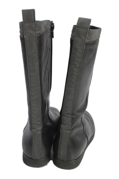 Cole Haan Womens Leather Tessa Mid Calf Boots Black Size 7.5 B