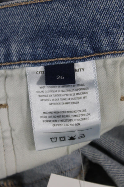 Citizens of Humanity Unisex Straight Light Blue Denim Jeans 90s Size 26