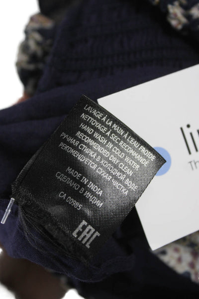 Isabel Marant Etoile Women Peasant Mini Skirt Dark Blue Cotton Size 36