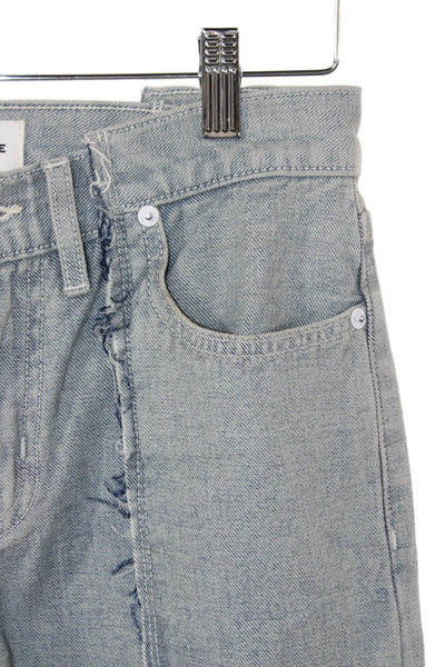 Slvrlake Women Wide Leg High Waist Gray Jeans Size 25