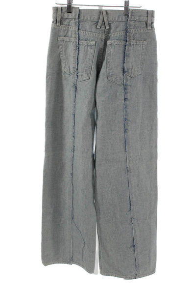 Slvrlake Women Wide Leg High Waist Gray Jeans Size 25