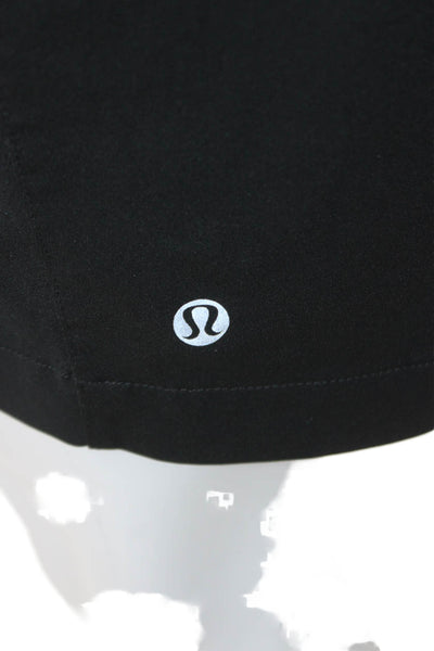 Lululemon Unisex Black Chino Bermuda Shorts Polyester Size 6