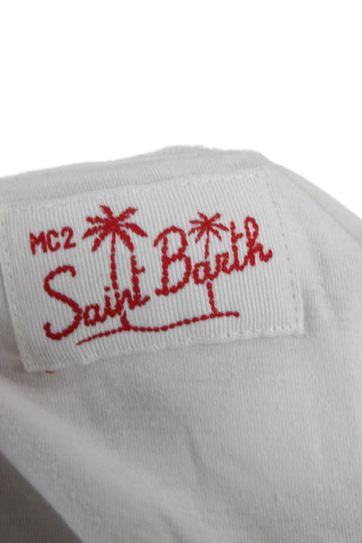 MC2 Saint Barth Mens Funny Graphic Crew Neck Cotton T-Shirt Size XL