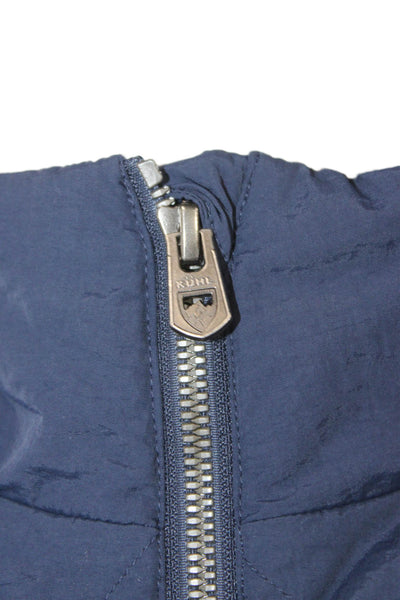 Kuhl Womens Quilted Jacket Dark Blue Nylon Zip Size S