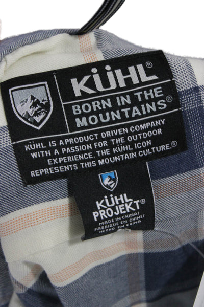 Kuhl Womens Quilted Jacket Dark Blue Nylon Zip Size S