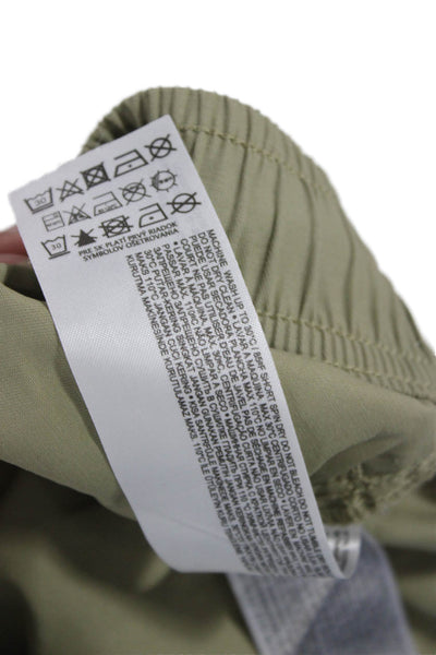 MNG Mens Green Cargo Pants Drawstring Army Size M