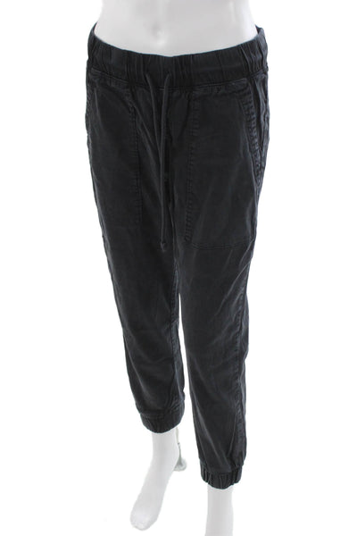 Bella Dahl Womens Dark Gray Tencel Cotton Jogger Sweatpants Drawstring Size S