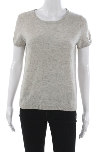 C by Bloomingdales Unisex Pullover Cashmere Sweater Crewneck Gray Size M