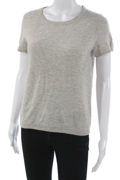 C by Bloomingdales Unisex Pullover Cashmere Sweater Crewneck Gray Size M
