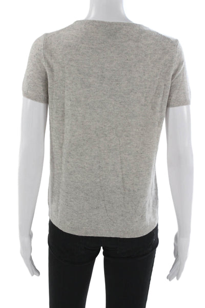 C by Bloomingdales Unisex Pullover Cashmere Sweater Crewneck Gray Size M