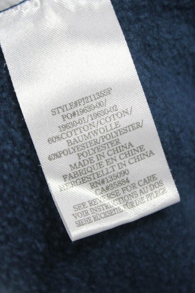 Peloton Womens Full-zip Hoodies Dark Blue Graphic Size S