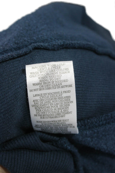 Peloton Womens Full-zip Hoodies Dark Blue Graphic Size S