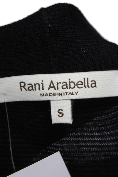 Rani Arabella Womens Cardigan Black Long Sleeve 60% Cotton 40% Polyester Size S
