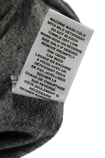 SOL ANGELES Women Basic T-Shirt Gray V-Neck Short Sleeve Size M