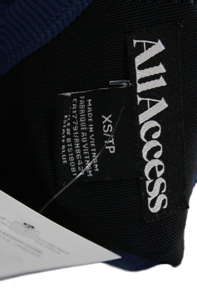 All Access Womens Dark Blue Basic Tank Size XS