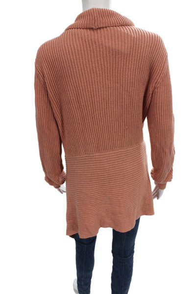 RXB Unisex Bohemian Cardigan Sweater Brown Long Sleeve Size L