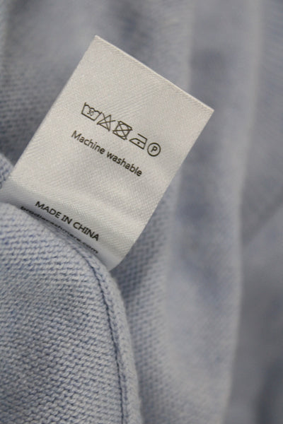 Whisper By Brodie Unisex Pullover Sweater Light Blue Long Sleeve Size S