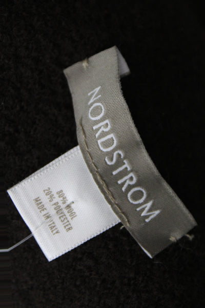 Nordstrom Womens Light Weight Neck Scarf Brown Wool Blend Size One Size