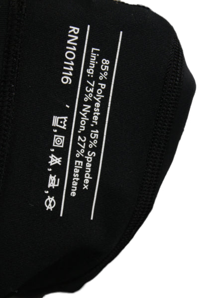 Outdoor Voices Womens Pullover Sports Bra Black Size Extra Small