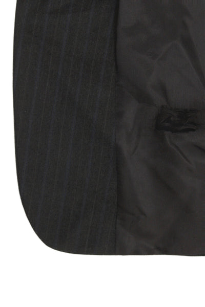 Austin Reed Mens Dark Gray Striped Wool Suit Jacket Size 41