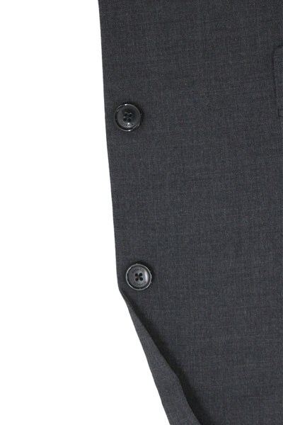 RW&CO. Men's Dark Gray Classic Suit Jacket Polyester Viscose Size 42