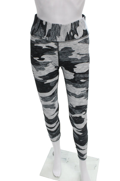 Terez Womens Ankle Black Camouflage Leggings Army Size M