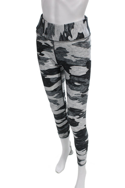 Terez Womens Ankle Black Camouflage Leggings Army Size M
