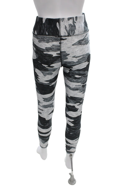 Terez Womens Ankle Black Camouflage Leggings Army Size M