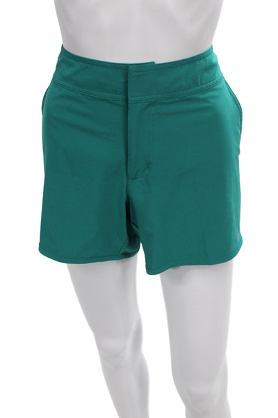 Eastern Mountain Sports Mens Green Beach Shorts Hook&Loop Size M