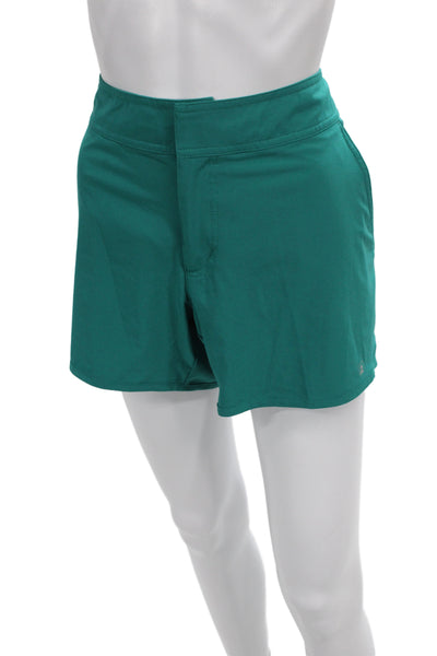 Eastern Mountain Sports Mens Green Beach Shorts Hook&Loop Size M