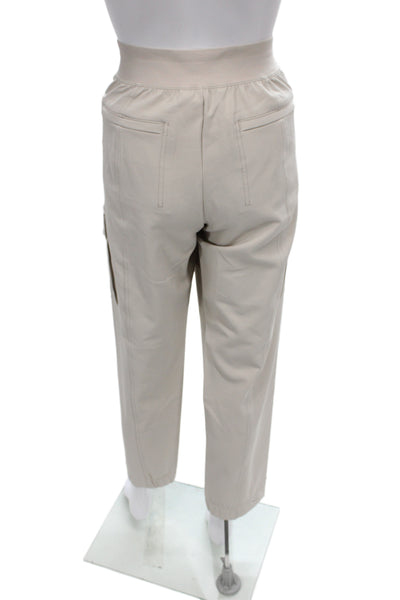 Athleta Women Cropped Cargo Pants Beige Size 8
