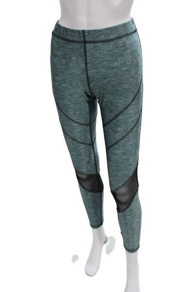 Terez Womens Green Ankle Sports Leggings Size M