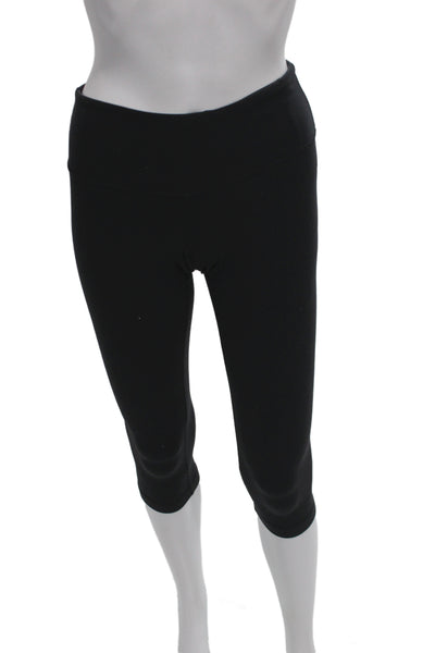Lululemon Womens Capri Ankle Leggings Black Nylon Size 4