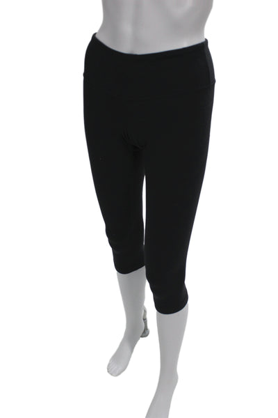 Lululemon Womens Capri Ankle Leggings Black Nylon Size 4