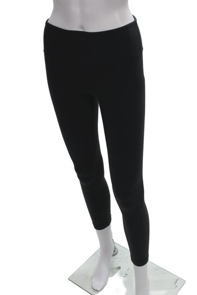 Lululemon Womens Capri Ankle Leggings Black Nylon Size 4