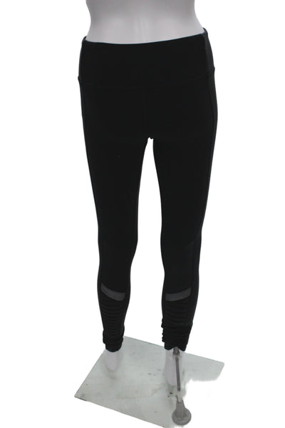 Alo Womens Ankle Jeggings Biker Black Size 2XS