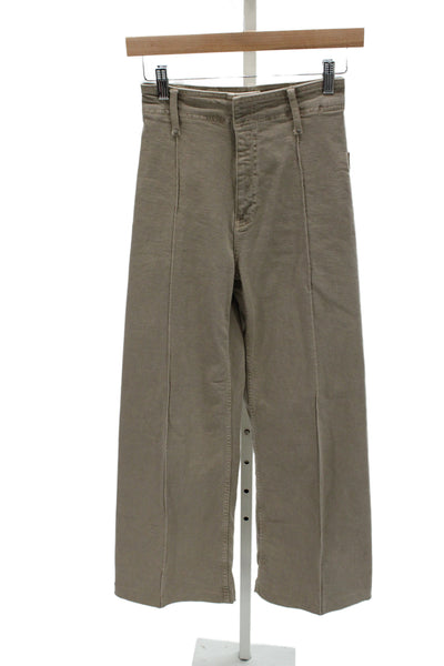 Zara Unisex Carpenter Pants Beige Cotton Polyester Button Inseam 27 Size 2