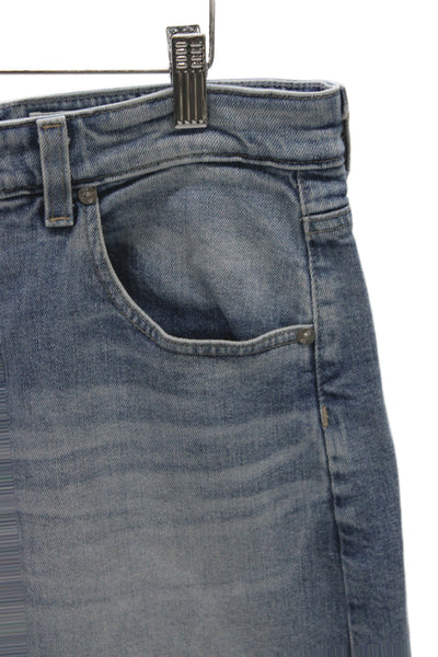 AG Adriano Goldschmied Unisex Light Blue Wide-Leg Jeans Size 29